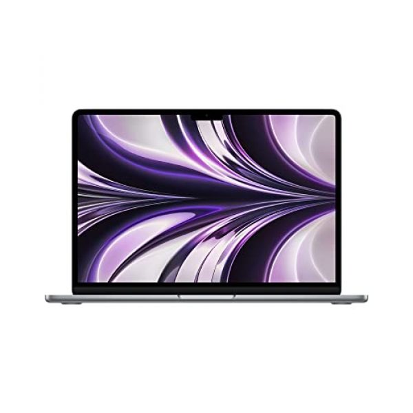 2022 Apple MacBook Air laptop with M2 chip: 13.6-inch Liquid Retina display, 8GB RAM, 512GB SSD storage, backlit keyboard, 1080p FaceTime HD camera. Works with iPhone and iPad; Space Grey
