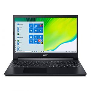 Acer Aspire 7 Laptop, 15.6" Full HD IPS Display, 9th Gen Intel Core i5-9300H, NVIDIA GeForce GTX 1650, 8GB DDR4, 512GB NVMe SSD, Backlit Keyboard, Windows 10 Home, A715-75G-544V