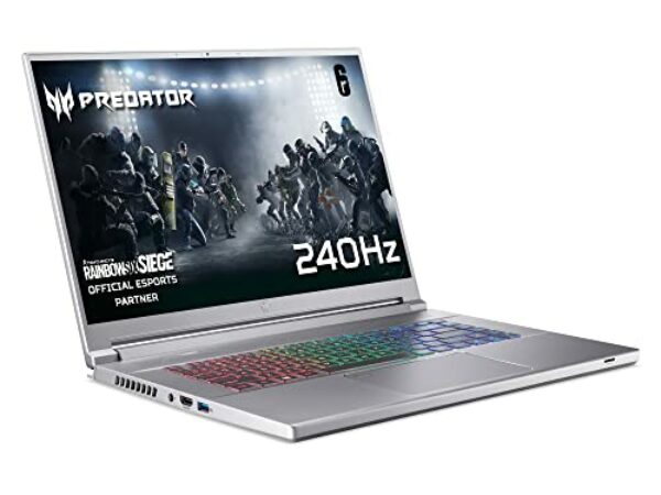Acer Predator Triton 300 PT316-51s 16 Inch Gaming Laptop - (Intel Core i7-12700H, 16GB, 1TB SSD, NVIDIA GeForce RTX 3060, WQXGA 240Hz Display, Windows 11, Silver)
