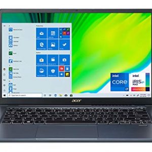 Acer Swift 3X Thin & Light Laptop, 14" Full HD, 11th Gen Intel Core i7-1165G7, Intel Iris Xe Max, 16GB LPDDR4X, 1TB NVMe SSD, Intel Wi-Fi 6, Fingerprint Reader, Back-lit Keyboard, SF314-510G-767Y