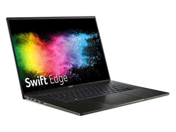 Acer Swift Edge SFA16-41 16 Inch Laptop - (AMD Ryzen 7 6800U, 16GB, 1TB SSD, AMD RDNA2, 4K OLED Display, Windows 11, Black)