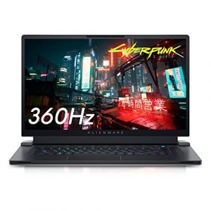 Alienware x17 R2 17.3" FHD 360Hz 1ms Gaming Laptop, Intel Core i9 12900HK, NVIDIA GeForce RTX 3080 Ti 16GB, 32GB RAM, 1TB SSD, AlienFX mSeries Keyboard, NVIDIA G-SYNC, Windows 11 Home (Lunar Light)