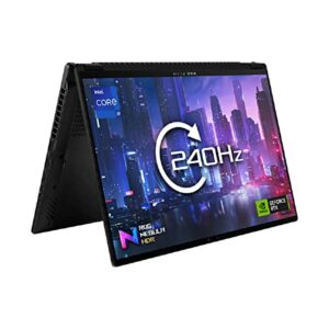 ASUS Laptop ROG Flow X16 GV601VI 16.0" WQXGA 240Hz 1100nits Touchscreen Gaming Laptop (Intel i9-13900H, NVIDIA GeForce RTX 4070, 32GB RAM, 1TB SSD, Windows 11) Includes ROG Nebula HDR Display