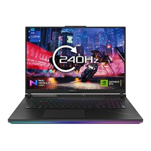 ASUS Laptop ROG Strix SCAR 18 G834JY 18.0” 240Hz Gaming Laptop (Intel i9-13980H, NVIDIA GeForce RTX 4090, 32GB RAM, 2TB SSD, Windows 11) Includes ROG HDR Nebula Display