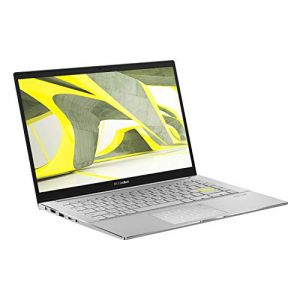 ASUS Metal VivoBook Slim M433IA 14 Inch Full HD Screen (AMD Ryzen 5-4500U, 8 GB RAM, 512 GB PCIe SSD, Backlit Keyboard, Windows 10), Includes LED NumberPad & Reversible USB 3.2 Type-C port, White