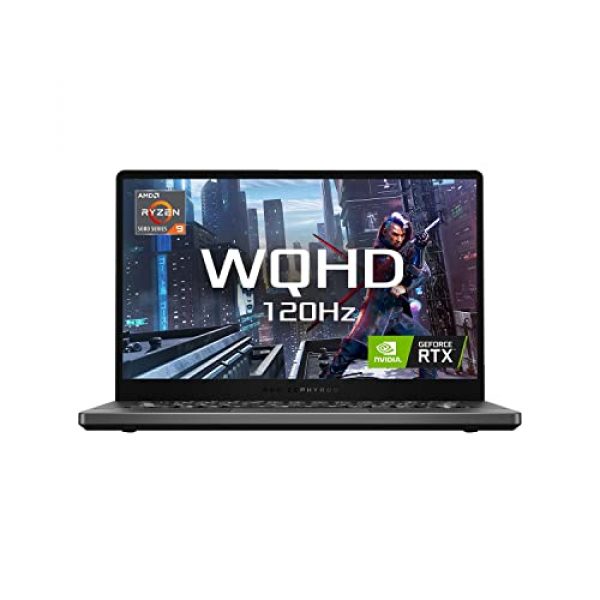 ASUS ROG Zephyrus G14 GA401QE 14inch WQHD Gaming Laptop (AMD Ryzen 9-5900HS, Nvidia GeForce RTX 3050Ti, 16 GB RAM, 1TB SSD, Windows 10 Home with free upgrade to Windows 11)