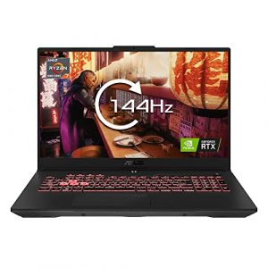 ASUS TUF A17 FA707RW 17.3" 144Hz Gaming Laptop (AMD Ryzen 7-6800H, Nvidia GeForce RTX 3070Ti, 16GB RAM, 1TB SSD, Windows 11), Black