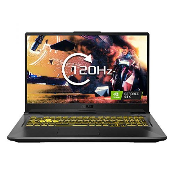 ASUS TUF FA706IU 17.3" Full HD 120Hz Thin Bezel Gaming Laptop (AMD Ryzen 7 4800H, Nvidia GeForce GTX 1660Ti 6GB Graphics, 1TB PCI-e SSD, 16 GB RAM, Windows 10), Fortress Gray