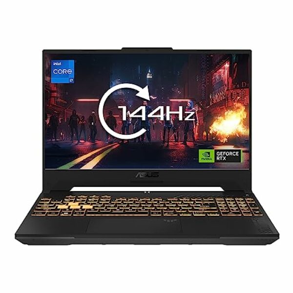 ASUS TUF Gaming F15 FX507ZU4 15.6" Full HD 144Hz Gaming Laptop (Intel i7-12700H 14-Cores, NVIDIA GeForce RTX 4050 6GB Graphics (140W TGP), 16GB RAM, 512GB SSD, Windows 11)