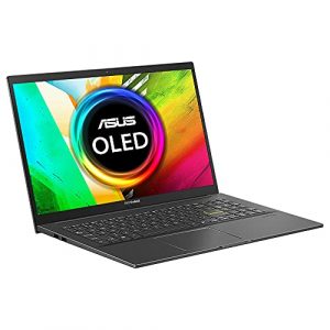 ASUS Vivobook OLED 15 M513UA 15.6 Inch Full HD OLED Laptop, Black (AMD Ryzen 7-5700U, 16GB RAM, 512GB SSD, Backlit Keyboard, Windows 11)