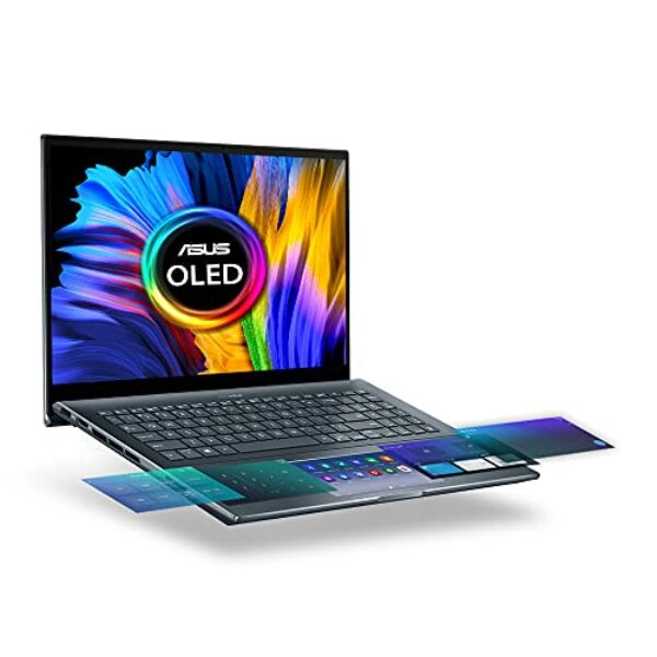 ASUS ZenBook 15 with OLED Screen - UX535LI 15.6 Inch Ultra HD 400nits Touchscreen Laptop (Intel i7-10750H, Nvidia GTX 1650Ti, 16GB RAM, 1TB PCIe SSD, 4K Display, Backlit Keyboard, Windows 10)