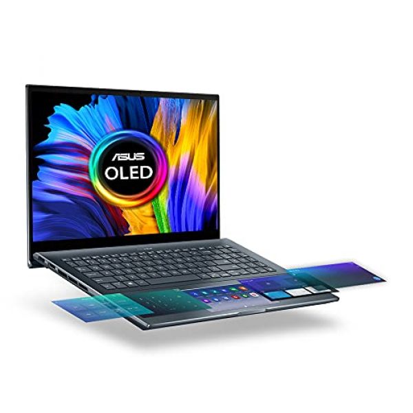 ASUS ZenBook 15 with OLED Screen - UX535LI 15.6 Inch Ultra HD 4K 400nits Touchscreen Laptop (Intel i7-10750H, Nvidia GTX 1650Ti, 16GB RAM, 1TB PCIe SSD, 4K OLED Display, Backlit Keyboard, Windows 10)