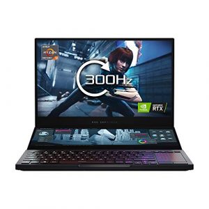 ASUS Zephyrus Duo GX551QR 15.6 inch Full HD 300Hz Gaming Laptop (AMD Ryzen 9-5900H, Nvidia GeForce RTX 3070, 32GB RAM, 1TB SSD, Wi-Fi 6, Windows 10)