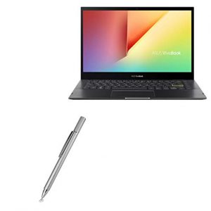 BoxWave Stylus Pen for ASUS VivoBook Flip 14 TP470 (Stylus Pen by BoxWave) - FineTouch Capacitive Stylus, Super Precise Stylus Pen for ASUS VivoBook Flip 14 TP470 - Metallic Silver