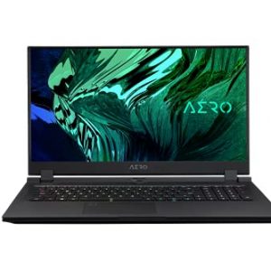 Gigabyte AERO 17.3 Inch Creator Laptop, NVIDIA GeForce RTX 3080 (16GB), UHD HDR, Intel i9-11980HK, 512GB + 1TB PCIe, Windows 10 Pro