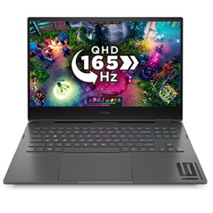 HP OMEN Gaming Laptop 16-n0000sa | AMD Ryzen 7-6800H Processor | 16GB RAM | 1TB SSD | NVIDIA GeForce RTX 3070 Ti Laptop GPU | 16.1” QHD 16:9 display | 165Hz | Microsoft Windows 11 | Mica Silver
