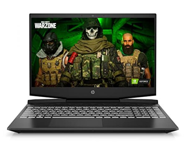 HP Pavilion Gaming laptop 15-dk2029na, Full HD, Intel i5, 8GB RAM, 512 GB SSD, NVIDIA GTX 1650, Windows 11 Home - Black
