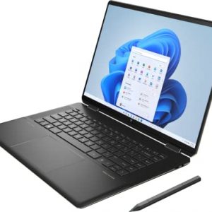 HP Spectre x360 16t 2-in-1 Laptop - 16" 3K+ IPS (3072 x 1920) Touch 400-Nit Display, Intel Core i7-11390H Processor, 16GB RAM, 512GB PCIe SSD - Nightfall Black - Includes HP Active Tilt Pen