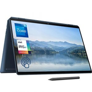 HP Spectre x360 2-in-1 Laptop, 16" 3K+ (3072 x 1920) Touchscreen, 12th Gen Intel Core i7-12700H 14-Core Processor, 16GB RAM, 512GB SSD, Windows 11 Home, HP MPP 2.0 Tilt Pen and HP Sleeve Included