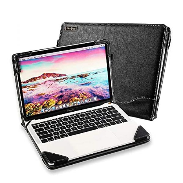 Laptop Case Cover Compatible with ASUS VivoBook S15 M533 15.6 inch Notebook Sleeve PU Leather Stand Hard Protective Skin