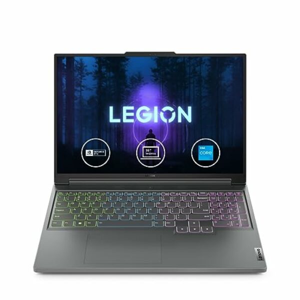 Lenovo Legion Slim 5 Gaming Laptop| 16-inch WQXGA Display | Intel Core i7-13700H | 16 GB RAM | 1 TB SSD | NVIDIA GeForce RTX 4060 | Windows 11 Home| Storm Grey