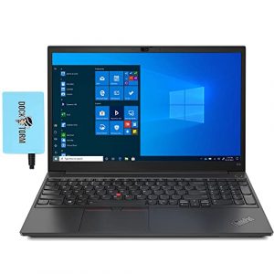 Lenovo ThinkPad E15 Gen 2 Home & Business Laptop (Intel i5-1135G7 4-Core, 32GB RAM, 2TB PCIe SSD, Intel Iris Xe, 15.6" Full HD (1920x1080), WiFi, Bluetooth, Webcam, 1xHDMI, Win 11 Pro) with Hub