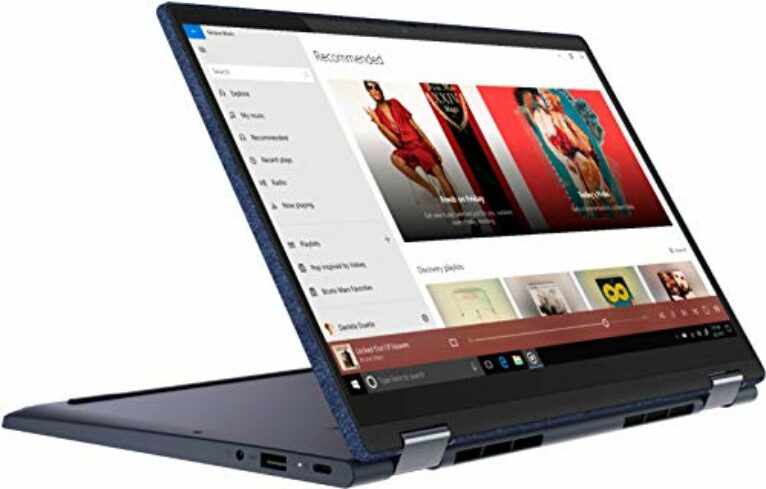 Lenovo Yoga 6 13ARE05 13.3" Full HD IPS Touchscreen Convertible Laptop AMD Ryzen 5 4500U 8GB RAM 256GB SSD FP Backlit Keyboard Windows 10 Home Abyss Blue - 82FN002GUK