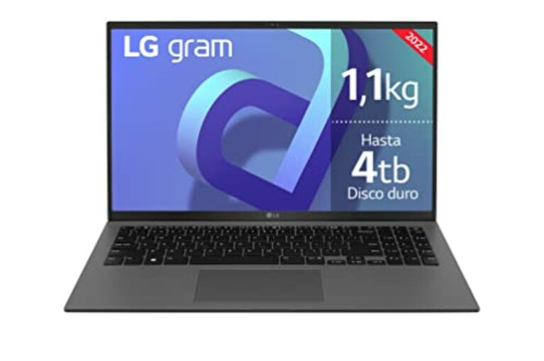 LG gram 15Z90Q-G.AA75B Ultralight FHD Laptop, 15 Inch (39.5 cm), 1 kg, 16:9 IPS, Intel EVO i7 12th Gen, Iris Xe, 16GB RAM, 512GB SSD NVMe, Windows 11 Home, T Spanish Eyeback, Silver Colour