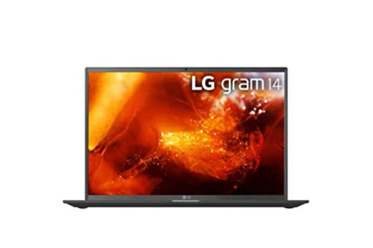 LG gram Laptop 14Z90P - 14 Inch, Intel Evo Core i7 - 11th Gen, 72Wh Battery, (1920 x 1200 px), 16 GB RAM, 512 GB SSD Memory, Windows 11 OS
