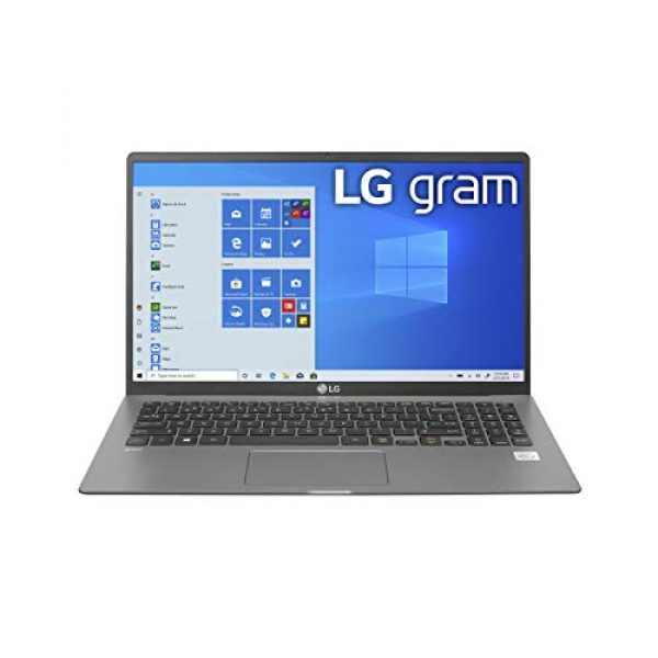 LG Gram Laptop - 15.6" Full HD IPS , Intel 10th Gen Core i5-1035G7 CPU, 8GB RAM, 256GB M.2 NMVe SSD, 18.5 Hours Battery, Thunderbolt 3 - 15Z90N (2020)