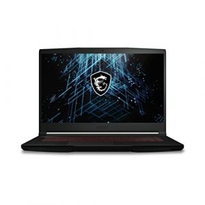 MSI GF63 Thin Gaming Laptop (11UC-241UK), Intel i5-11400H, 15.6" Full HD 144Hz Panel, Nvidia GeForce RTX3050, 8GB, 512GB PCIe SSD, Free upgrade for Windows 11 - Black, (9S7-16R612-241)