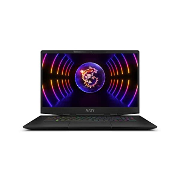 MSI Stealth 17 Studio Gaming Laptop (A13VH-018UK), Latest Intel Core i9-13900H, 17.3" UHD, 144Hz Panel, Latest GeForce RTX 4080, GDDR6 12GB, 32GB, 2TB SSD, Windows 11 - Core Black