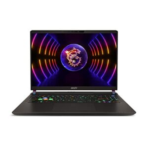 MSI Vector GP68 HX Gaming Laptop (13VG-204UK), Intel Core i9-13980HX, 16" QHD+ 240Hz Panel, NVIDIA GeForce RTX 4070, 8GB*2 DDR5, 1TB NVMe PCIe SSD, Windows 11 - Cosmos Gray