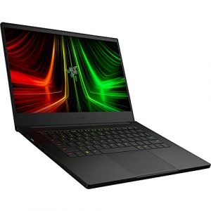 Razer Blade 14 - AMD Gaming Laptop with QHD 165 Hz Display (NVIDIA RTX 3070 Ti, AMD Ryzen 9 6900HX, 16 GB DDR5 RAM, 1TB SSD, Windows 11, Vapor Chamber Cooling) UK Layout | Black