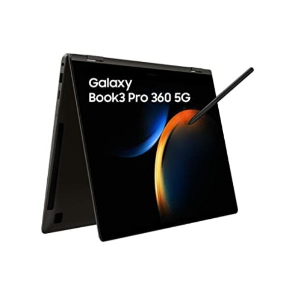 Samsung Galaxy Book3 Pro 360 Wi-Fi Laptop, 16 Inch, 13th gen Intel Core i7 Processor, 16GB RAM, 512GB Storage, Graphite - Official